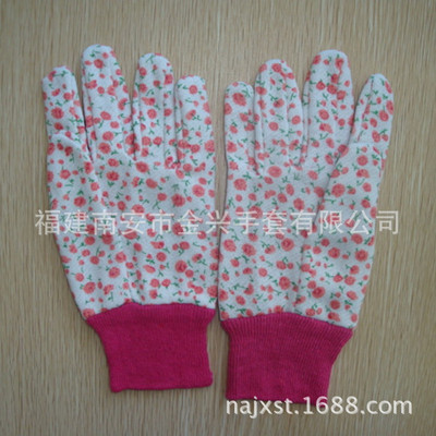 【銷售Cotton garden gloves 針織絨布手套 棉手套 型號:270】價(jià)格,廠家,圖片,防護(hù)手套,福建南安市金興手套-